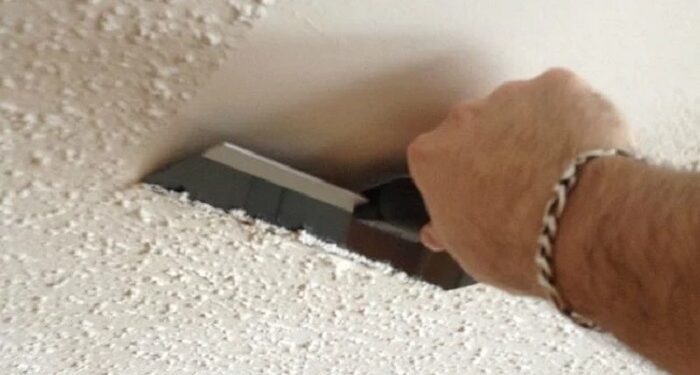 Dismantling, construction and repair of the “Popcorn” ceiling: main features