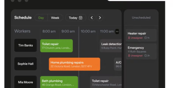 A dedicated program for scheduling on-site HVAC work