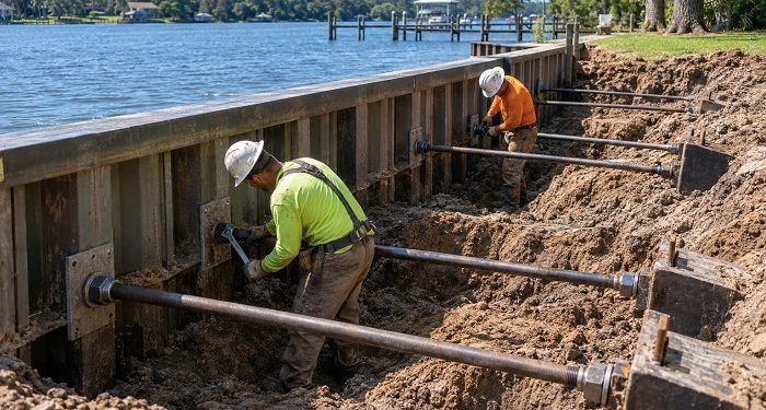 Tie-back anchors in bulkheads: what they control and why soil matters